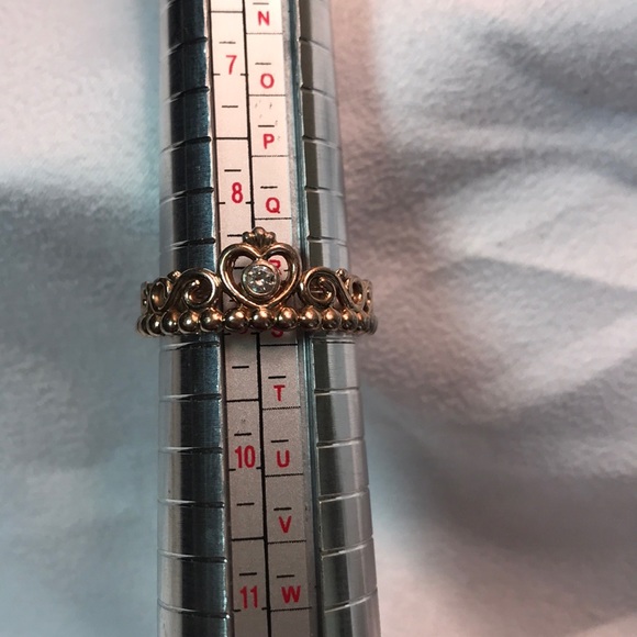 Pandora Rose Gold Princess Tiara Ring ✨ - Picture 3 of 4